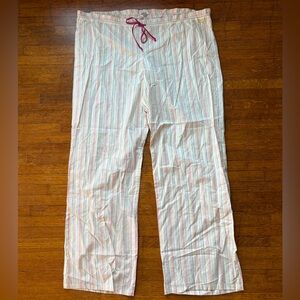 NWOT Calvin Klein Stripe Pajama Pants L